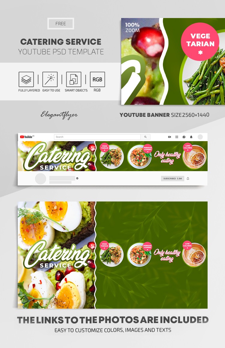 Catering Services Youtube by ElegantFlyer