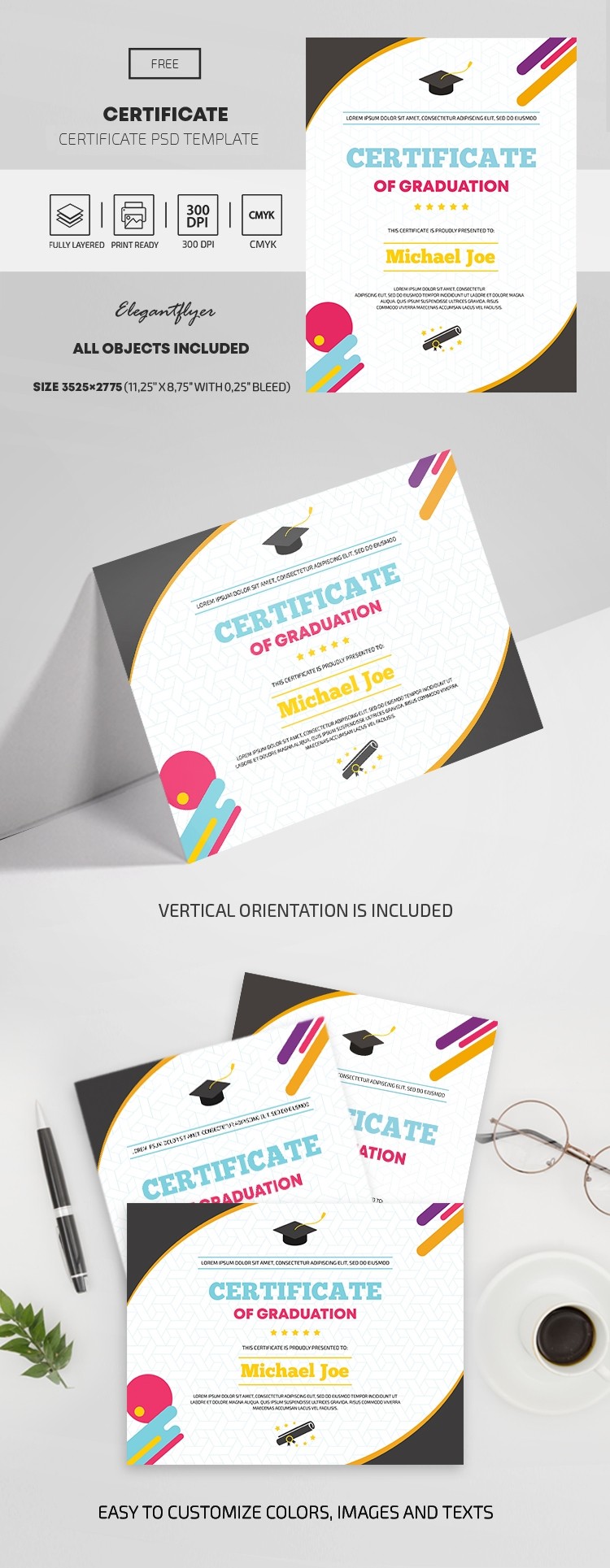 Certificate of Graduation by ElegantFlyer