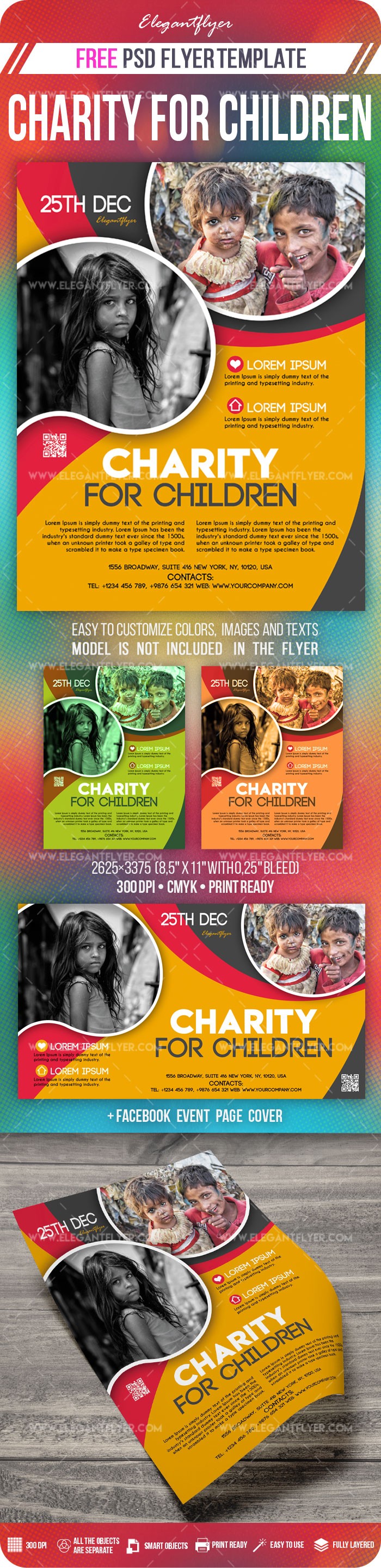 Charity for children by ElegantFlyer