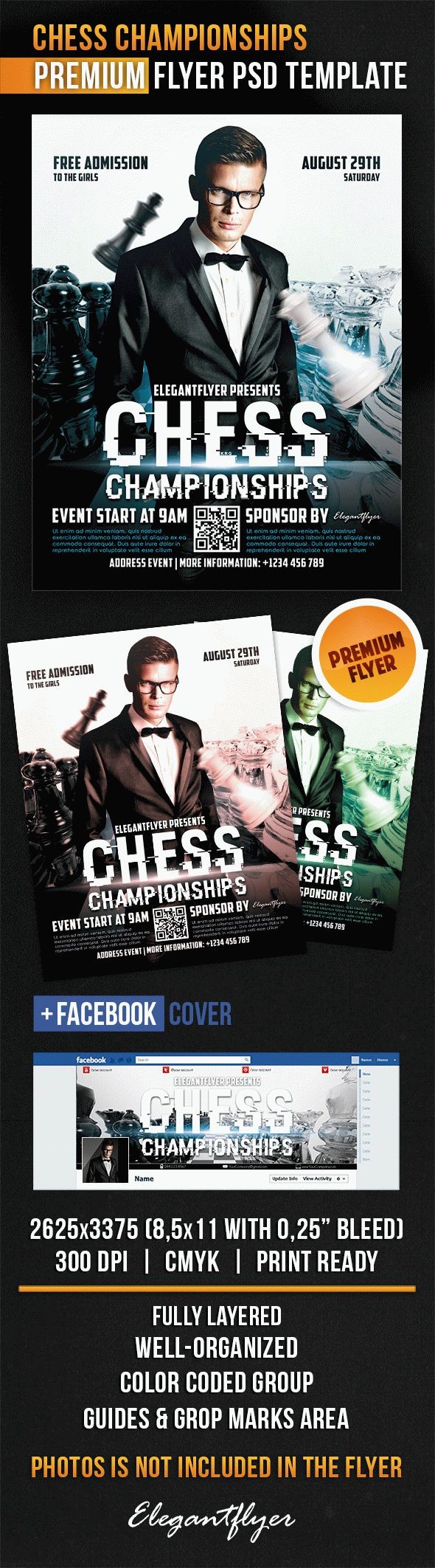 Schachmeisterschaften by ElegantFlyer