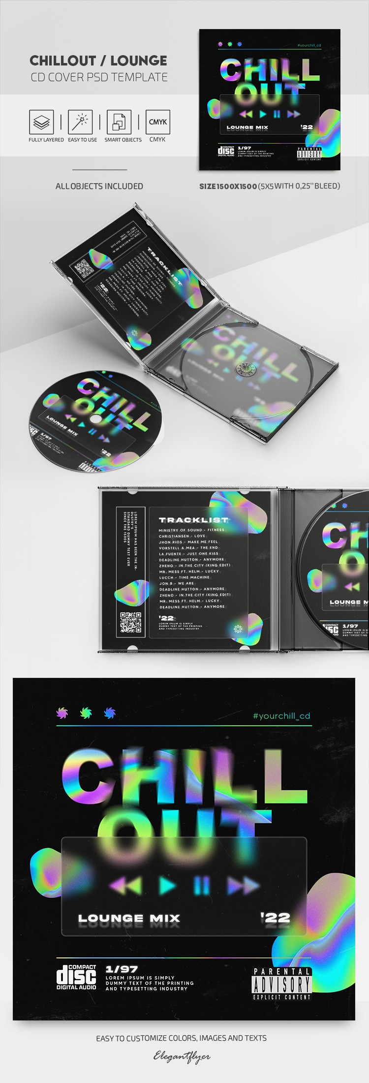 冰镇休闲室CD封面 by ElegantFlyer