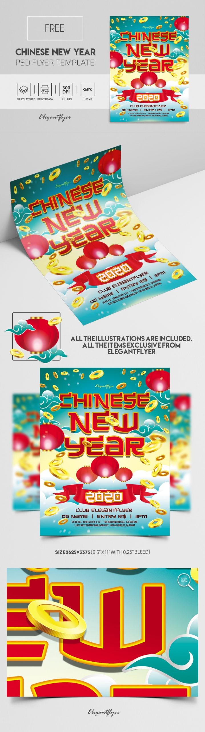 Ano Novo Chinês by ElegantFlyer