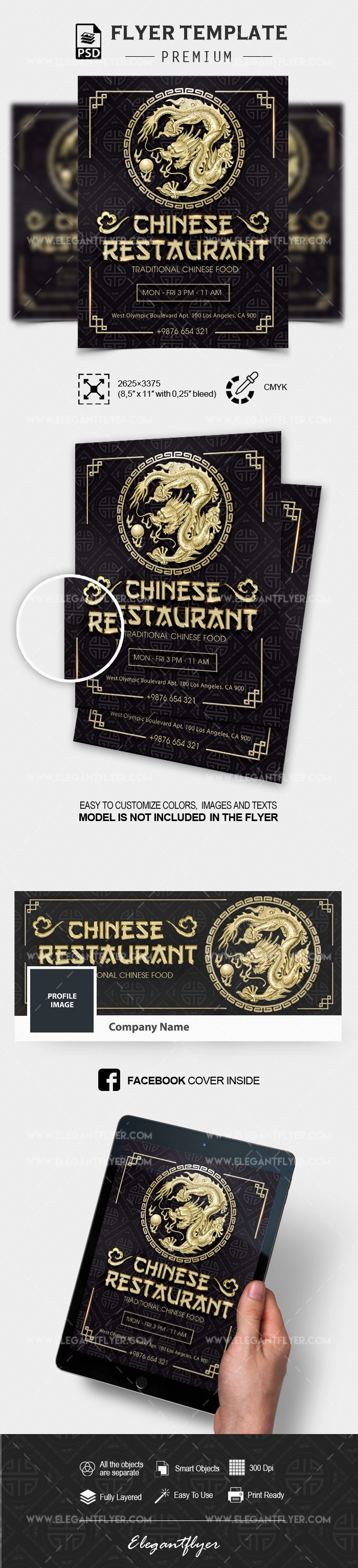 Restaurant chinois by ElegantFlyer
