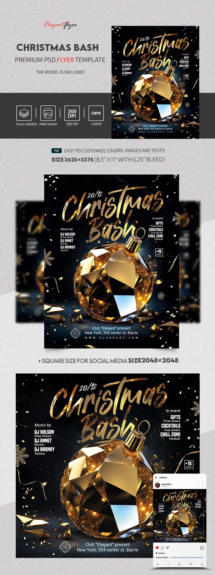 Christmas Bash Holiday by ElegantFlyer