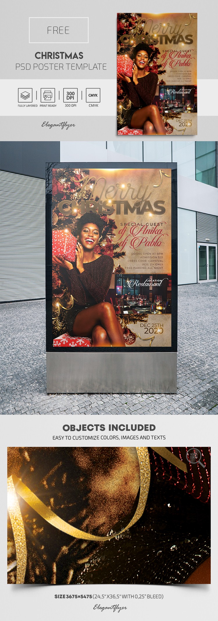 Christmas Poster by ElegantFlyer