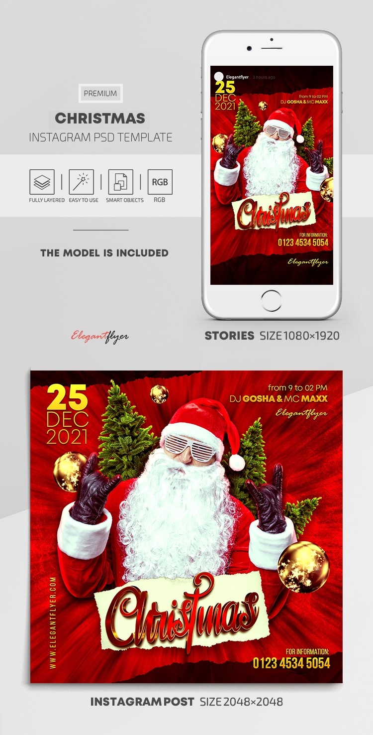 Natale su Instagram by ElegantFlyer