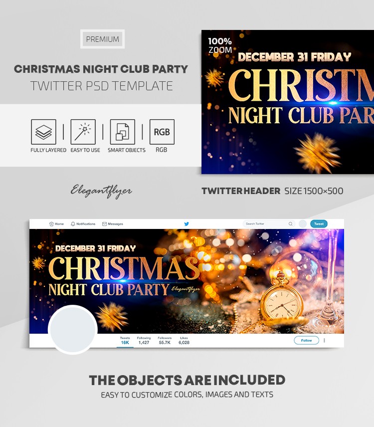 Christmas Night Club Party by ElegantFlyer