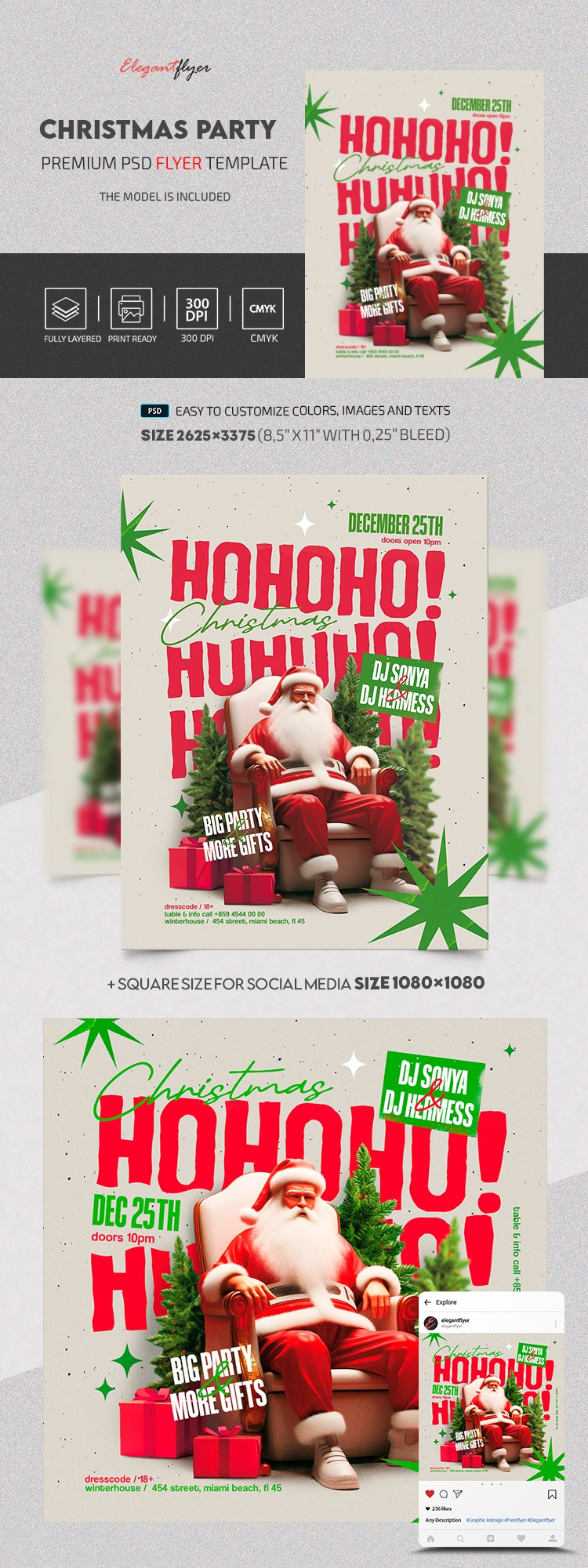 Fiesta de Gala de Navidad by ElegantFlyer