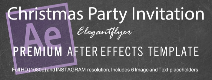 Christmas Party After Effects by ElegantFlyer