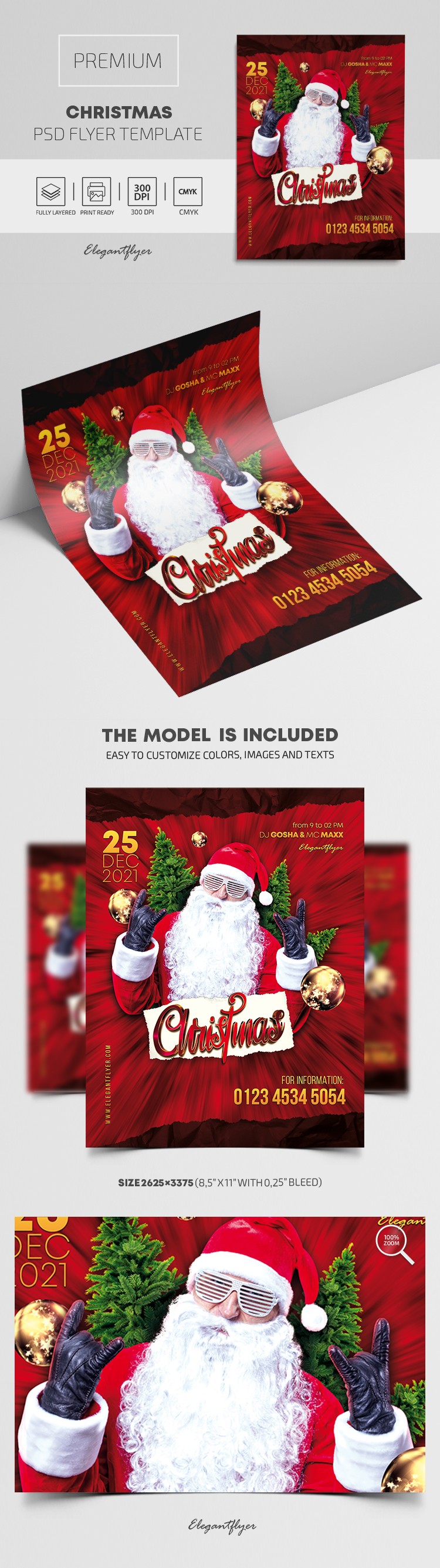 Natal Papai Noel by ElegantFlyer