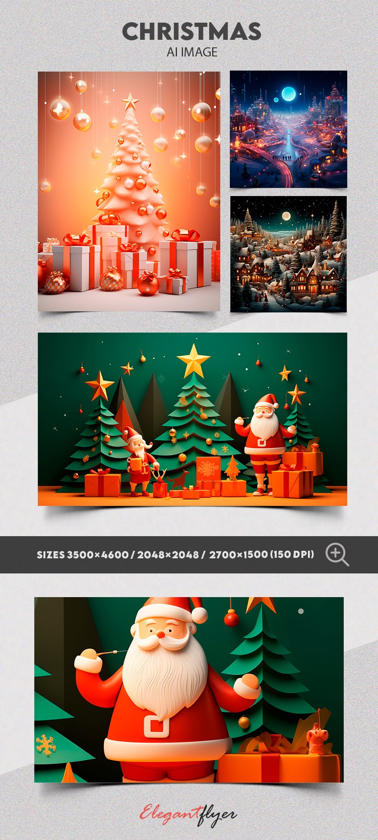Pacchetto a tema natalizio by ElegantFlyer