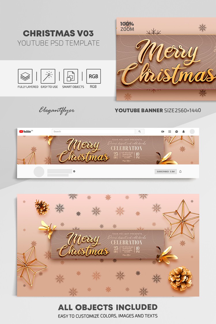 Youtube de Noël by ElegantFlyer