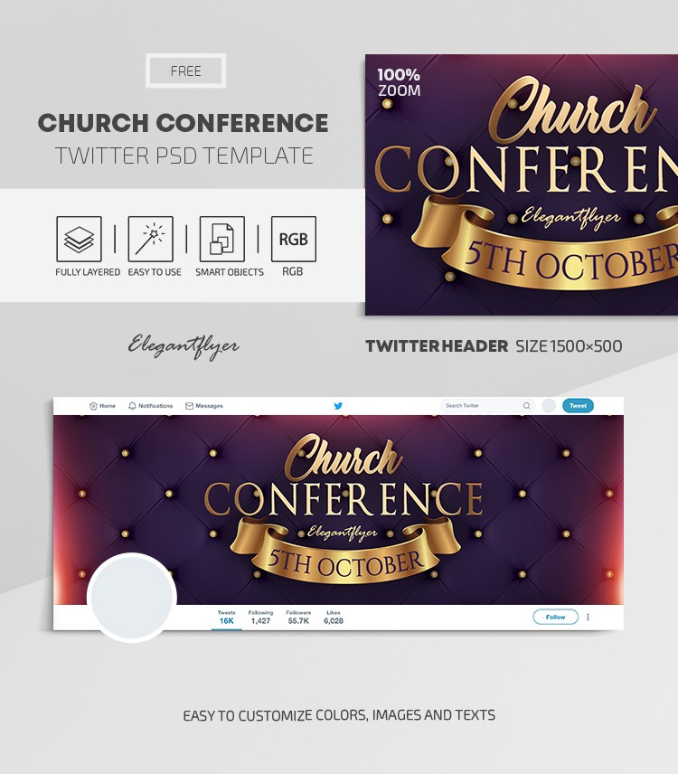 Conferência da Igreja. by ElegantFlyer