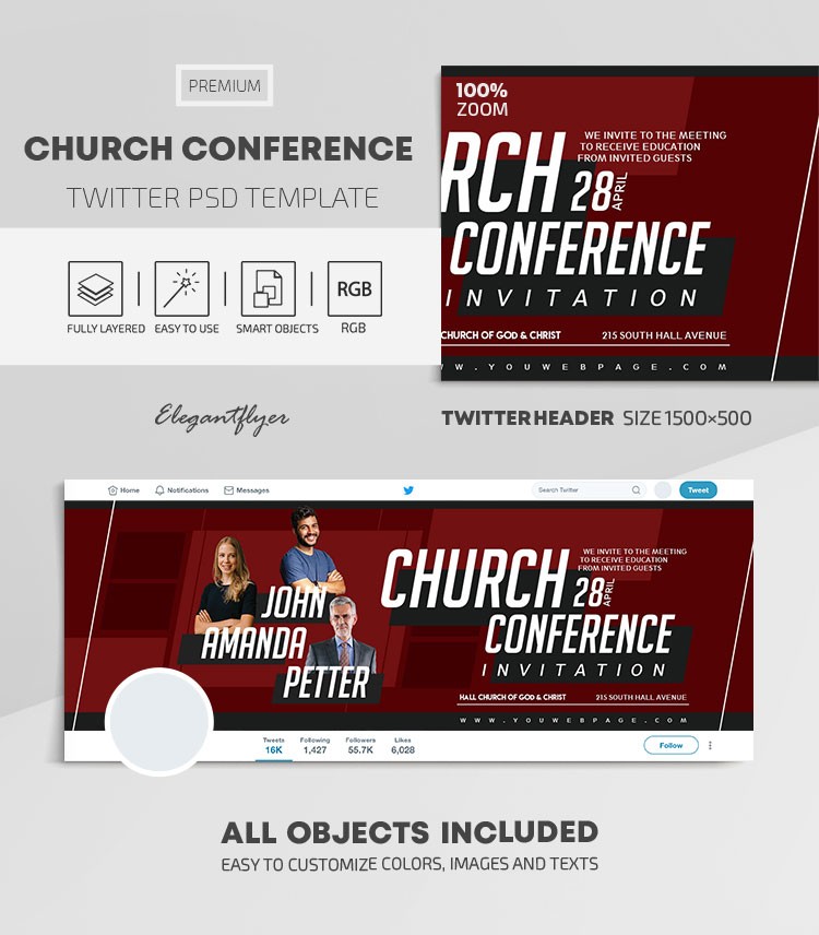Conferência da Igreja by ElegantFlyer