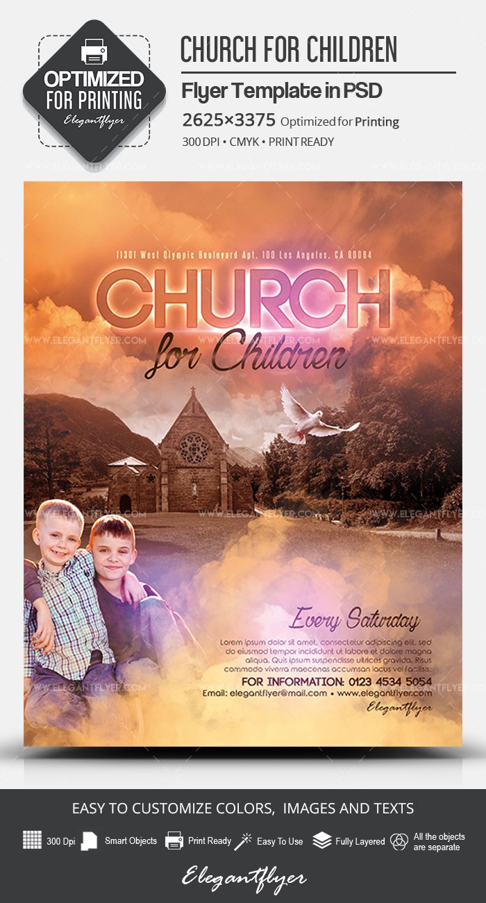 Kirche für Kinder by ElegantFlyer