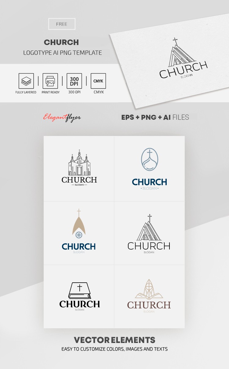 Church Logo Set by ElegantFlyer