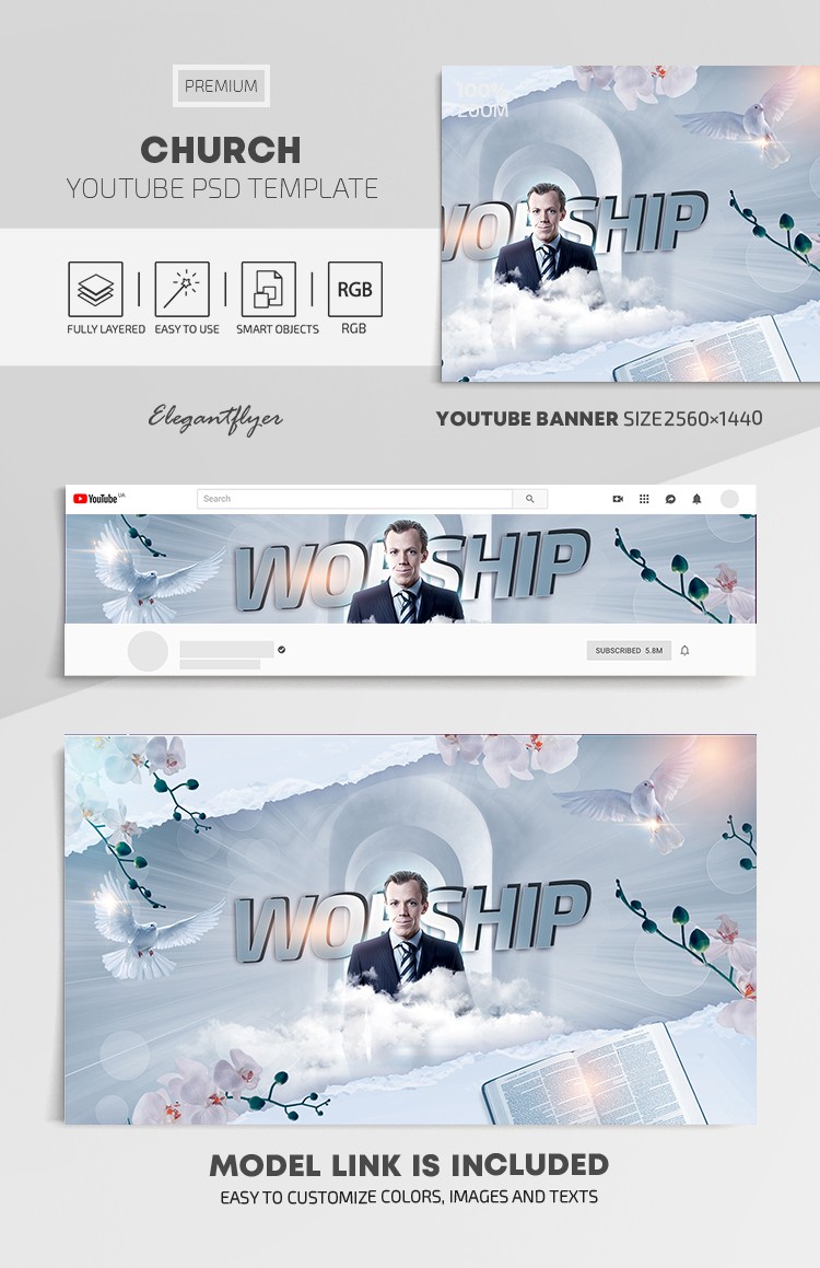 Kirche Youtube by ElegantFlyer