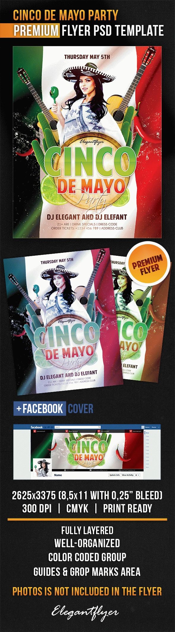 Fiesta de Cinco de Mayo by ElegantFlyer