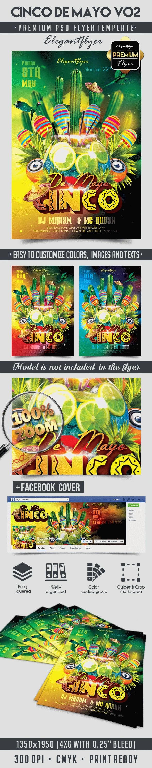 Cinco De Mayo V02 --> Cinco De Mayo V02 by ElegantFlyer