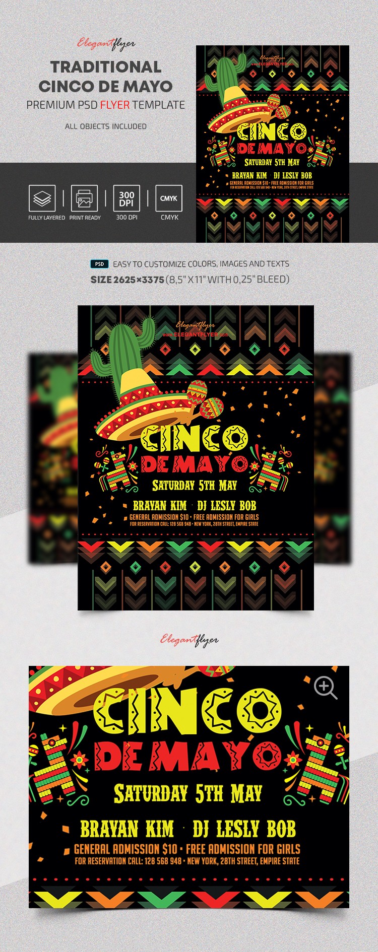 Tradycyjne Cinco De Mayo V6 by ElegantFlyer