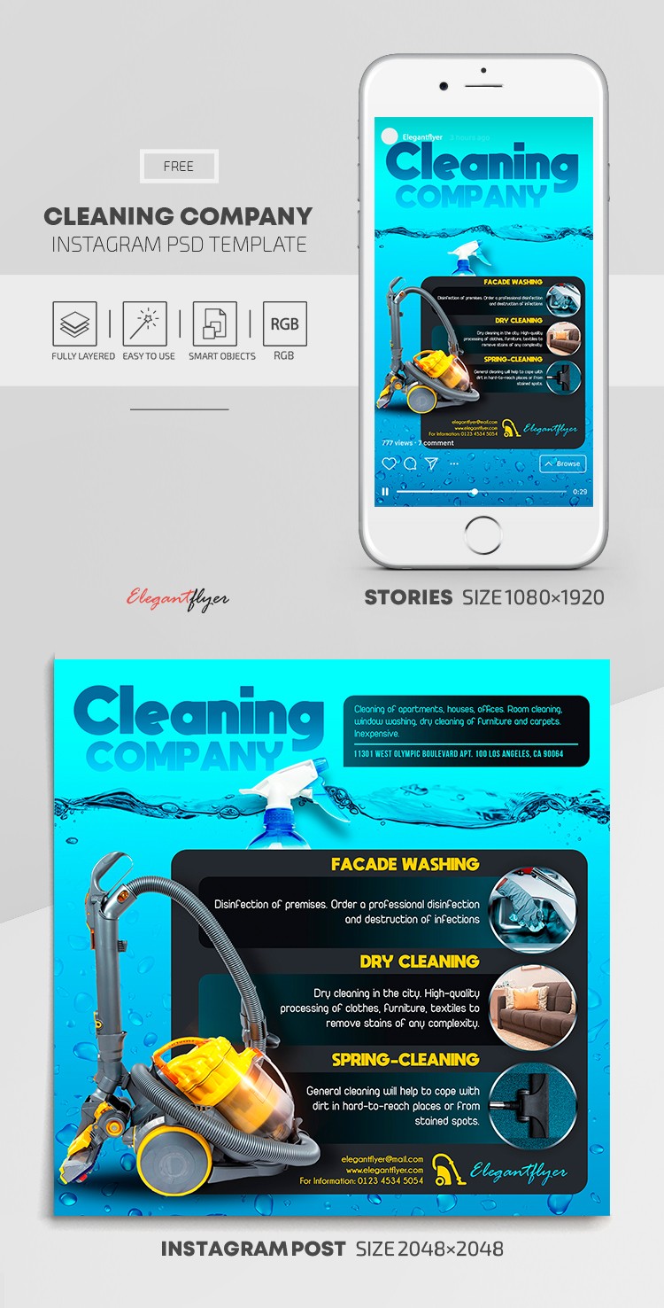 Cleaning Company by ElegantFlyer