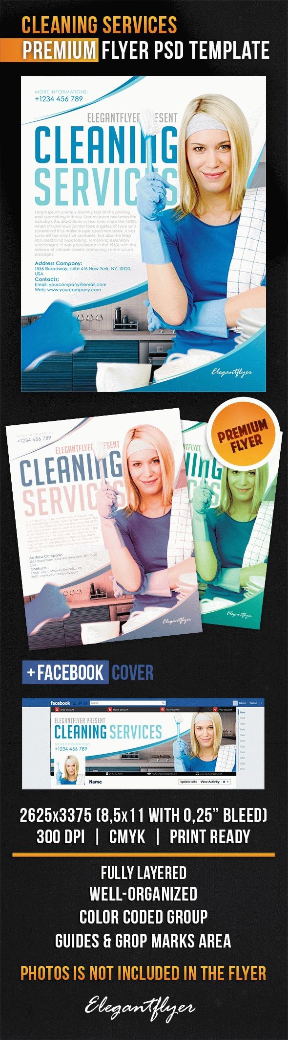 Cleaning Services by ElegantFlyer