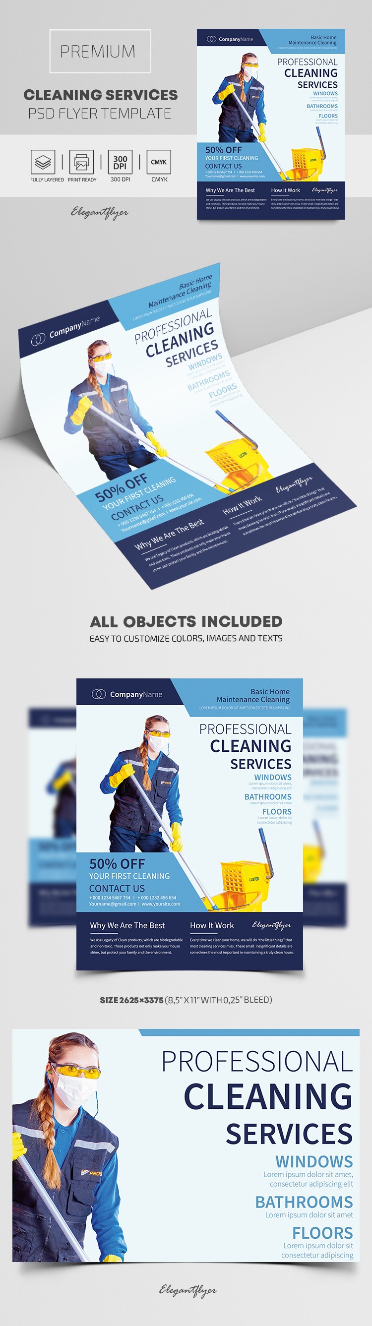 Cleaning Services Flyer by ElegantFlyer