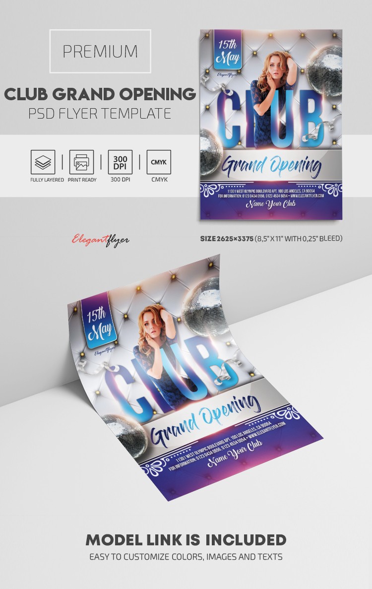 Ouverture officielle du club by ElegantFlyer