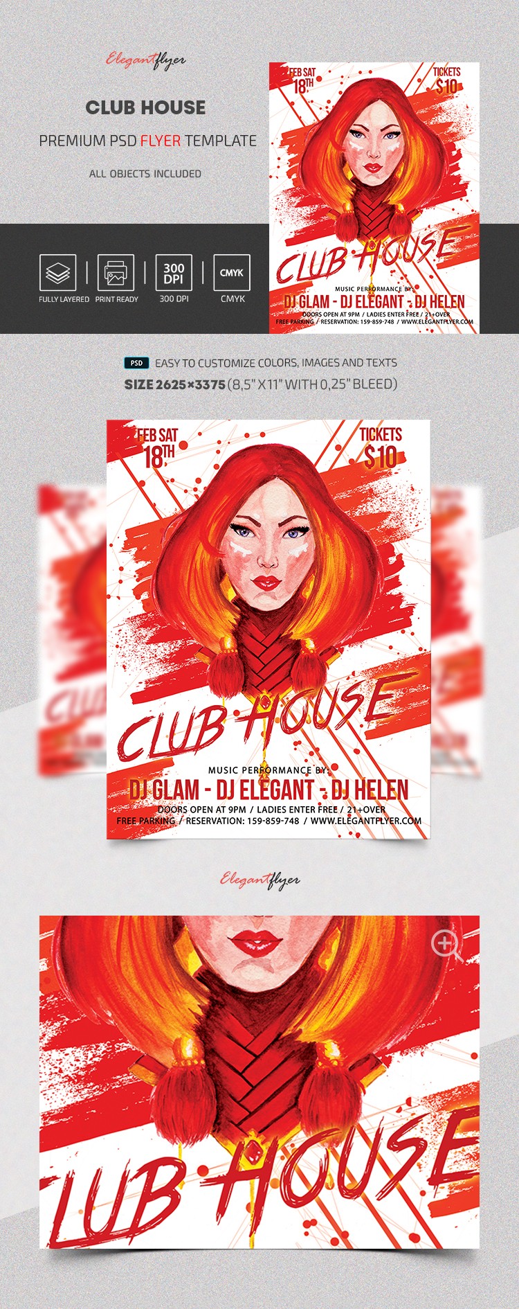 Klub House by ElegantFlyer