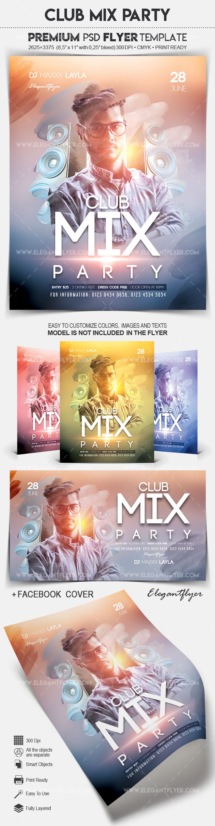Club Mix Party by ElegantFlyer