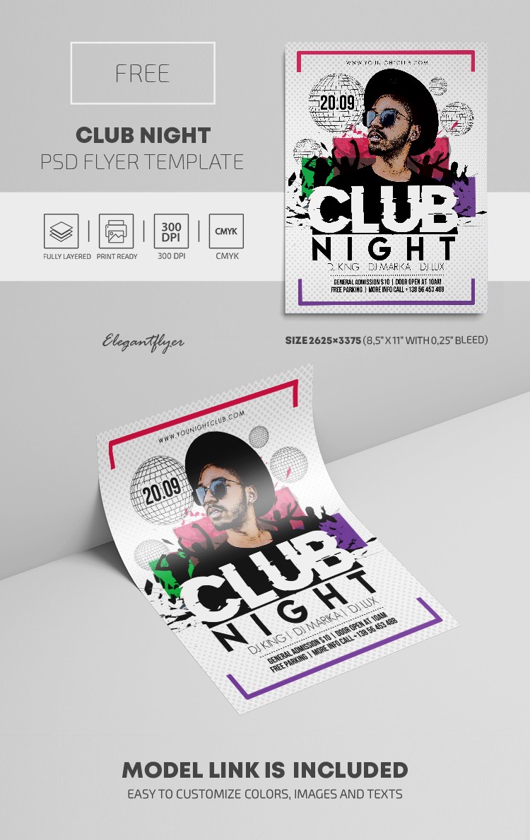 Noite de clube by ElegantFlyer