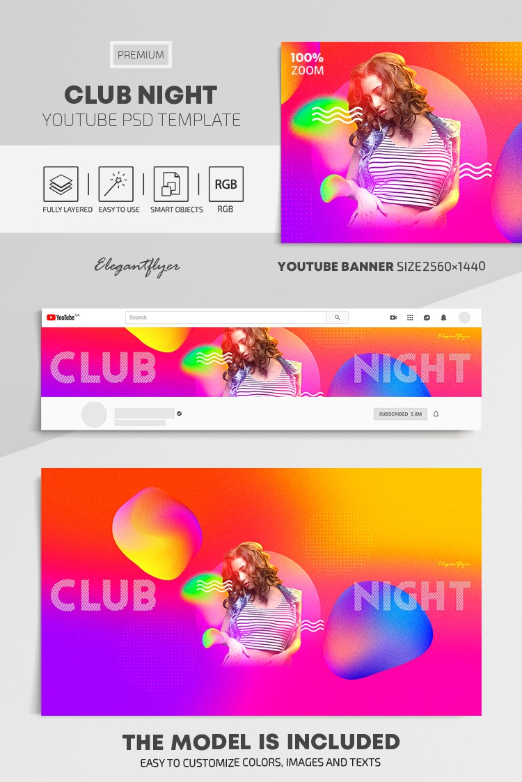 Notte del Club Youtube by ElegantFlyer