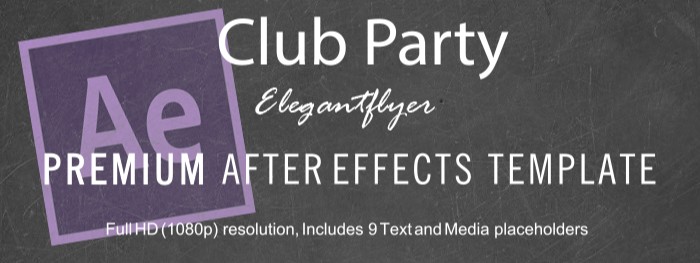 Klub After Effects by ElegantFlyer