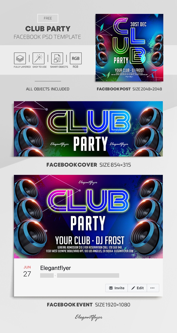 Club Party - Impreza klubowa by ElegantFlyer