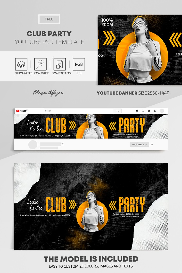 Club Party Youtube by ElegantFlyer