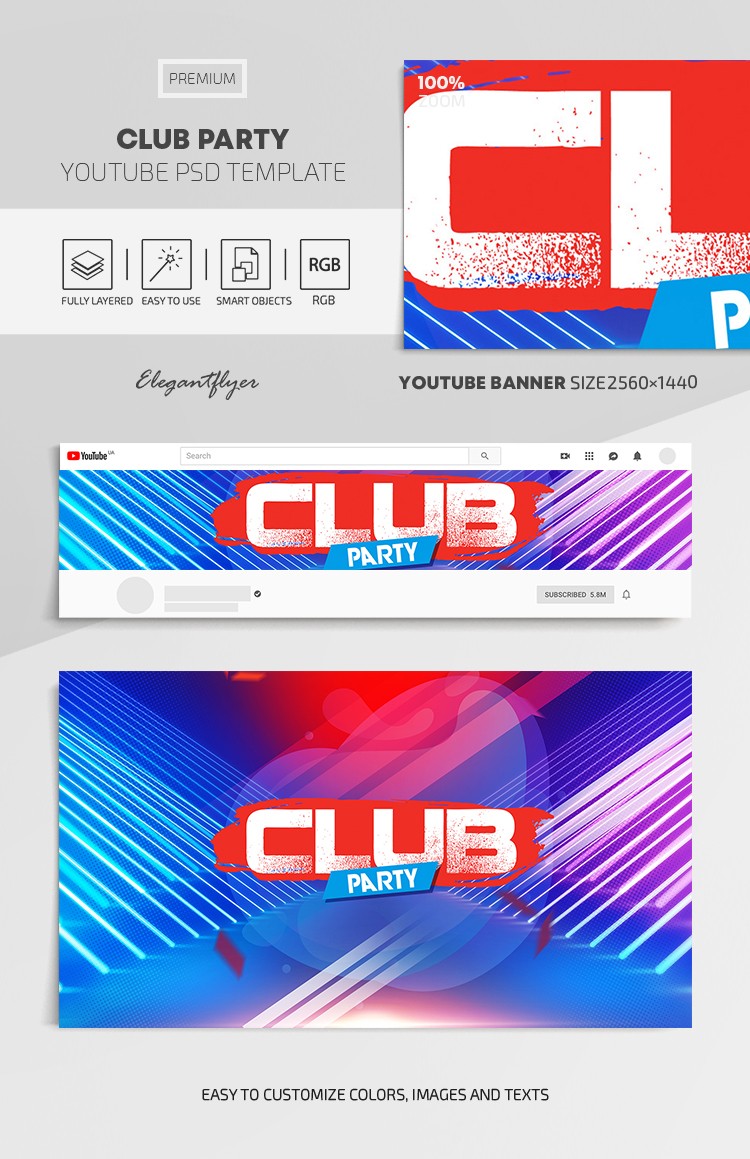 Club Party Youtube by ElegantFlyer