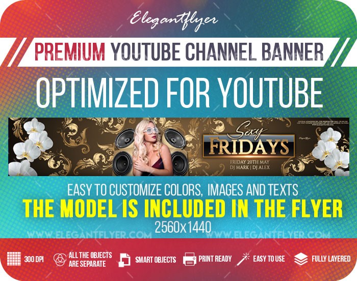 Club Sexy Fridays Youtube by ElegantFlyer