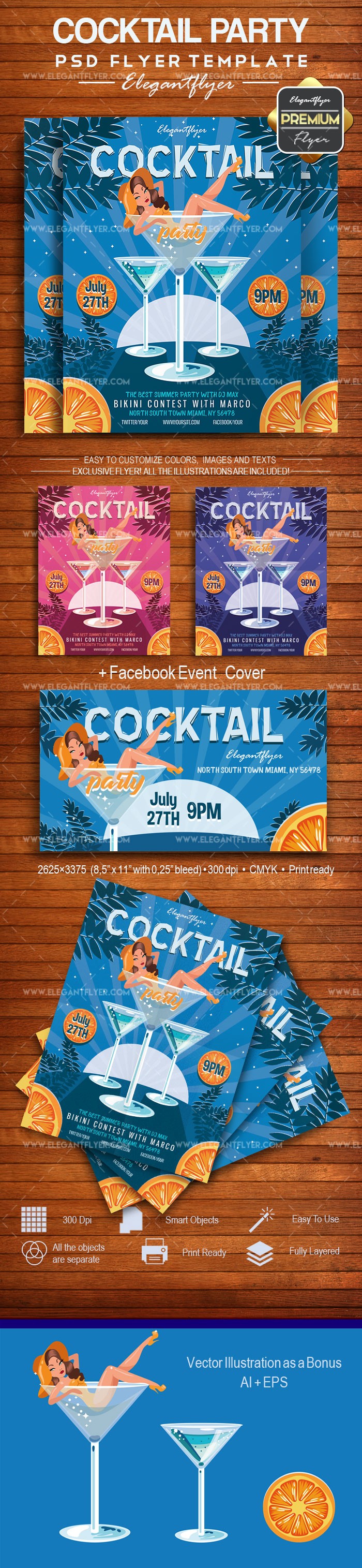Cocktail Party by ElegantFlyer