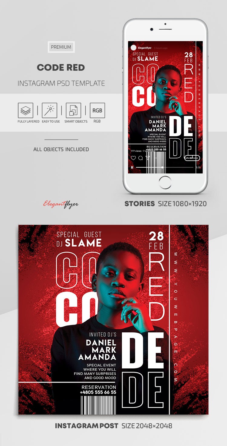 Code Red Instagram - Code Red na Instagramie by ElegantFlyer