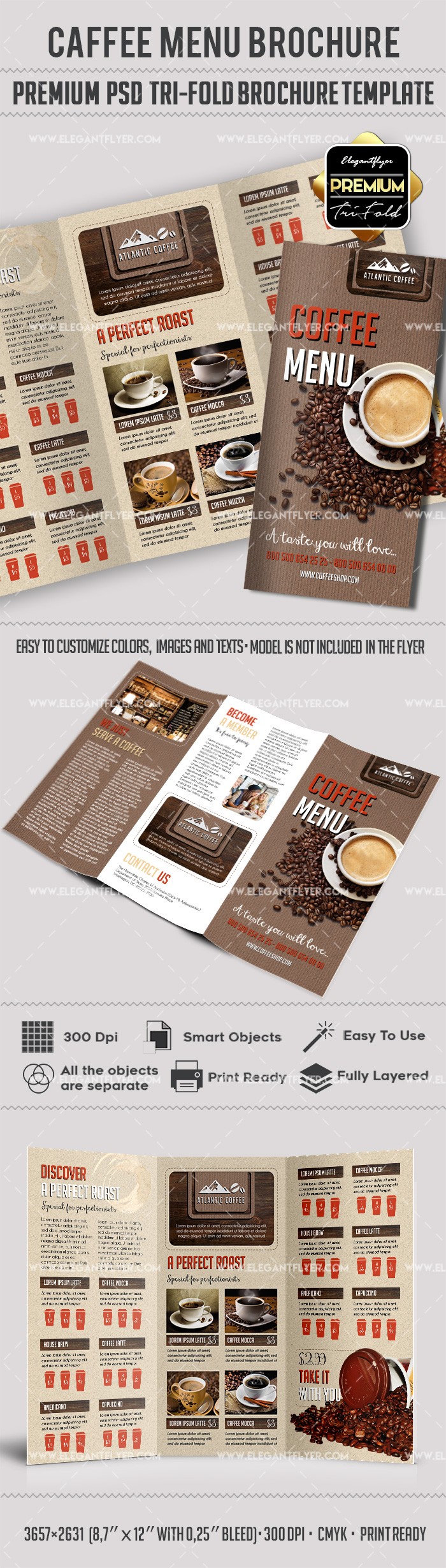 Menu du café by ElegantFlyer