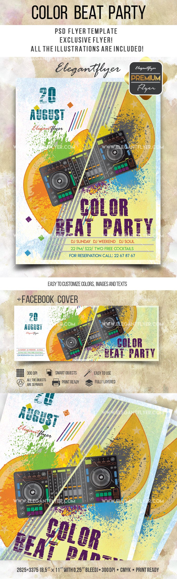 Color Beat Party by ElegantFlyer