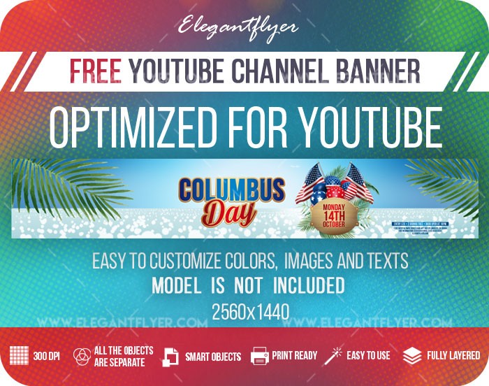 Columbus Day Youtube by ElegantFlyer