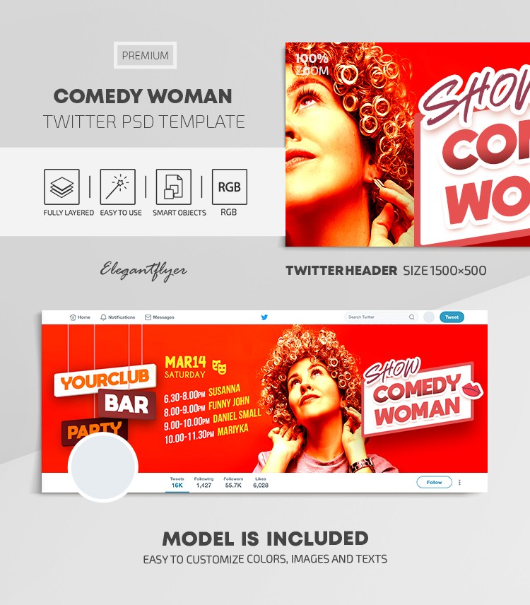 Comedy Woman by ElegantFlyer