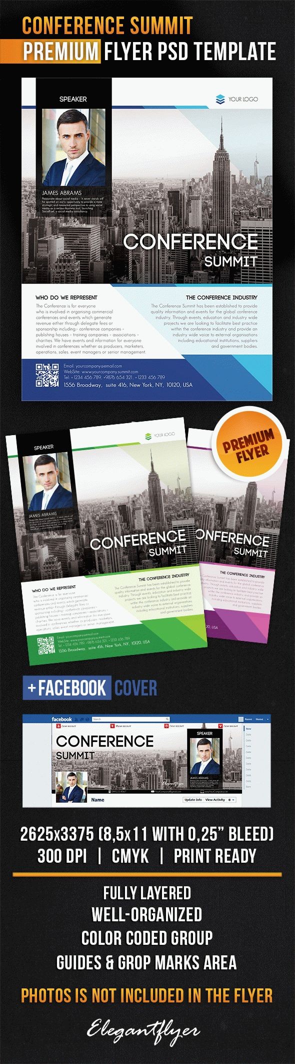 Cumbre de conferencias by ElegantFlyer