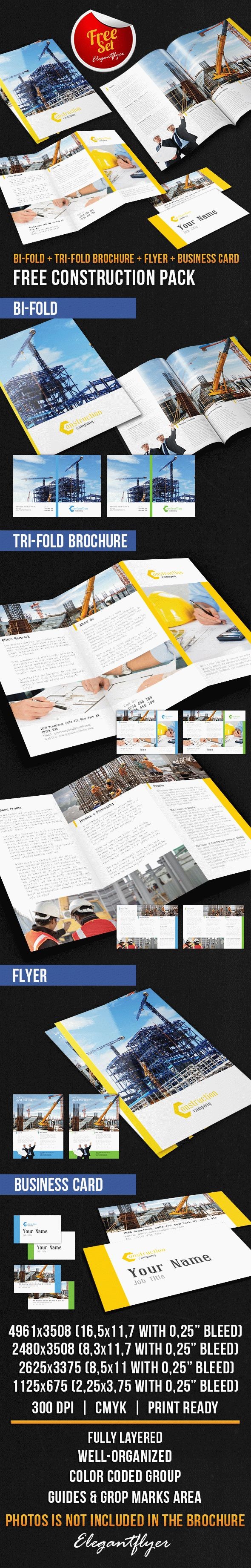 Pack de brochures de construction by ElegantFlyer