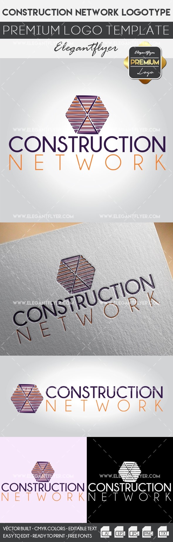 Construction Network by ElegantFlyer