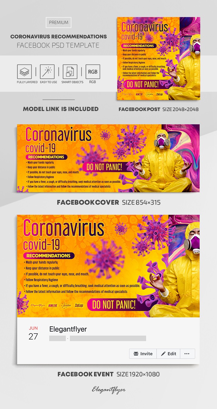 Coronavirus-Empfehlungen by ElegantFlyer