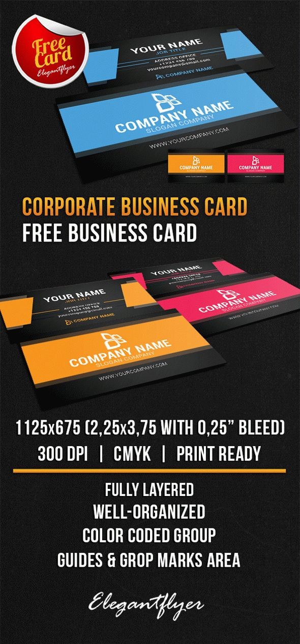Corporate Business Card by ElegantFlyer