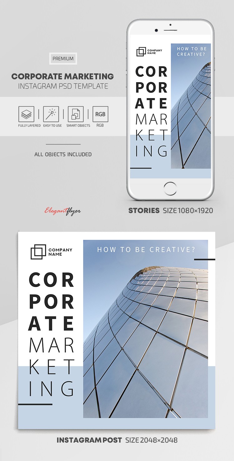 Corporate Marketing Instagram by ElegantFlyer