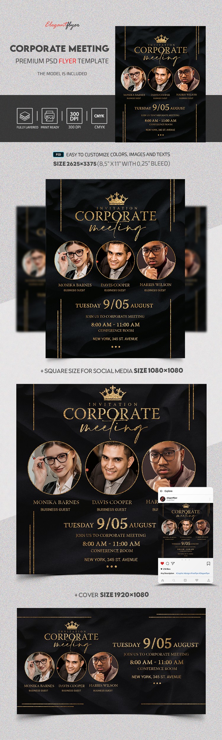 Reunião Corporativa by ElegantFlyer